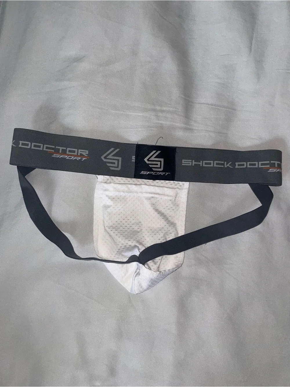 Men’s White Athletic Jockstrap
